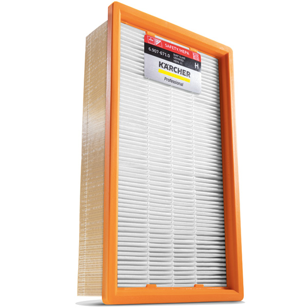 Płaski filtr falisty